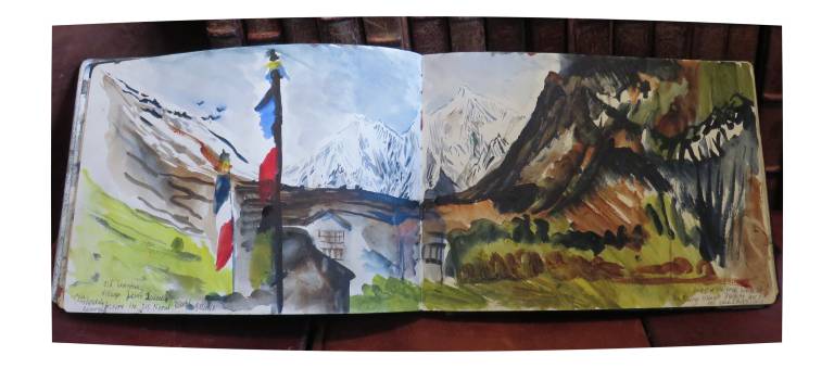 Langtang and Gosaikunda, Nepal, Sketchbook - Neil Pittaway