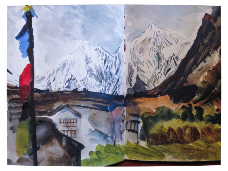 Langtang and Gosaikunda, Nepal, Sketchbook - Neil Pittaway