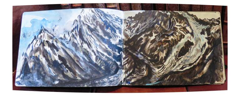 Langtang and Gosaikunda, Nepal, Sketchbook - Neil Pittaway