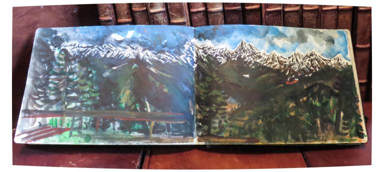 Langtang and Gosaikunda, Nepal, Sketchbook - Neil Pittaway