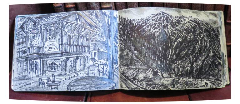 Langtang and Gosaikunda, Nepal, Sketchbook - Neil Pittaway