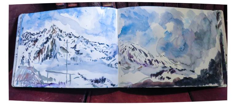 Langtang and Gosaikunda, Nepal, Sketchbook - Neil Pittaway