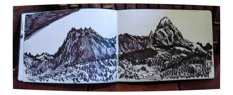 Georgia Caucasus Sketchbook - Neil Pittaway