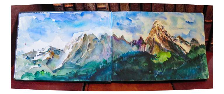 Georgia Caucasus Sketchbook - Neil Pittaway