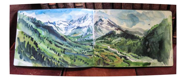 Georgia Caucasus Sketchbook - Neil Pittaway