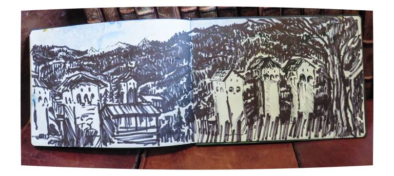 Georgia Caucasus Sketchbook - Neil Pittaway