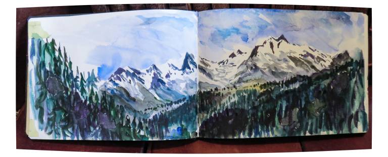 Georgia Caucasus Sketchbook - Neil Pittaway