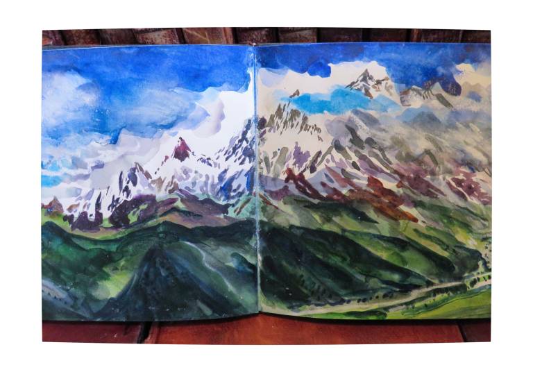 Georgia Caucasus Sketchbook - Neil Pittaway