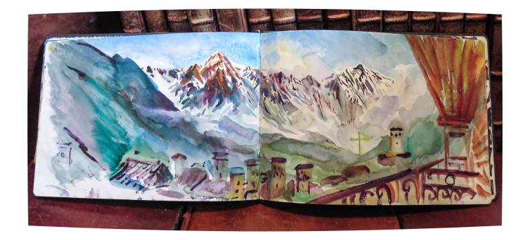 Georgia Caucasus Sketchbook - Neil Pittaway