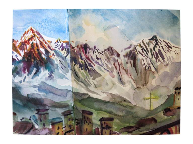 Georgia Caucasus Sketchbook - Neil Pittaway