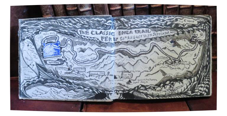 The Inca Trail Sketchbook - Neil Pittaway