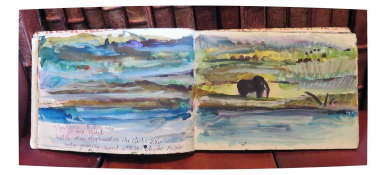 Africa Sketchbook (Victoria Falls to Cape Town) - Neil Pittaway