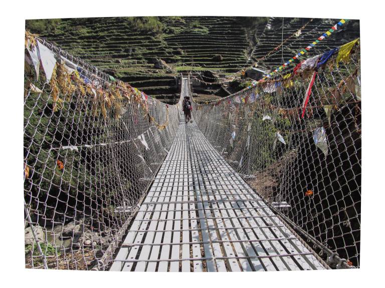 Bridge Crossing, Annapurna Region, Nepal - Neil Pittaway