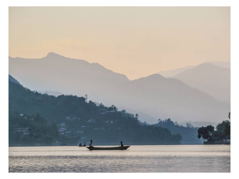 Boats of Phewa Tal lake, Pokhara, Nepal - Neil Pittaway