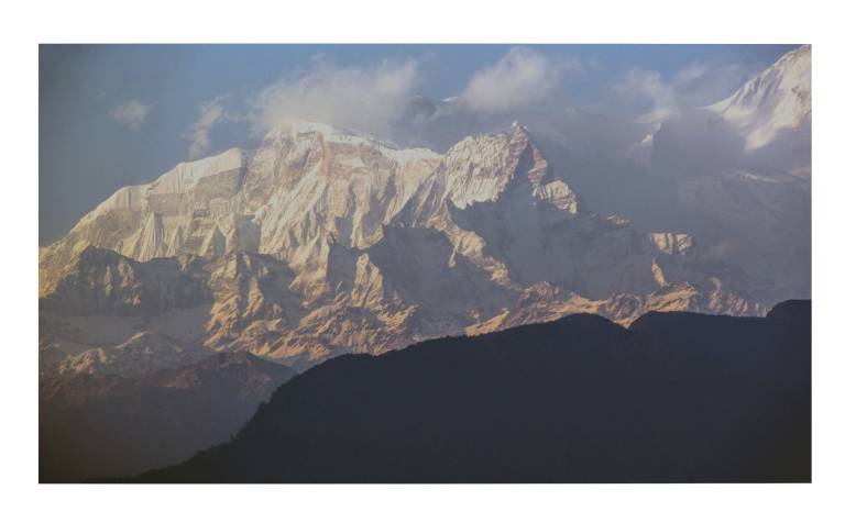 A close view of the Annapurnas from Lake side Pokhara - Neil Pittaway