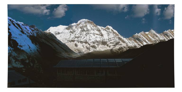 Annapurna south from Machapuchare at dawn - Neil Pittaway