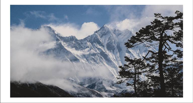 Clouds moving on Everest at Tengboche, Nepal - Neil Pittaway