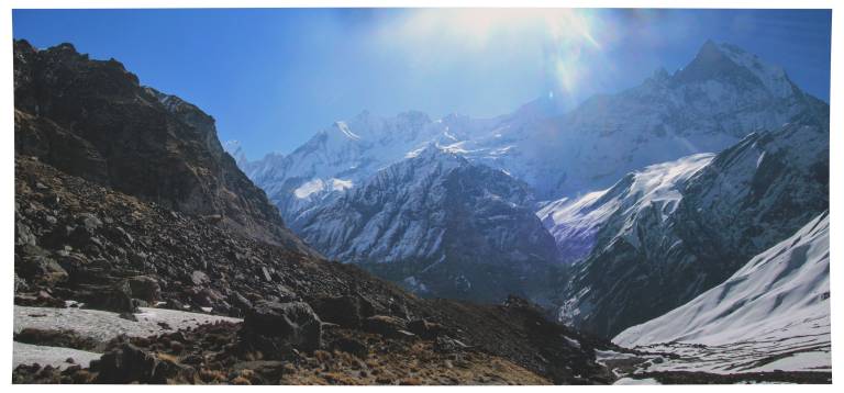 View from Annapurna Basecamp, Nepal - Neil Pittaway