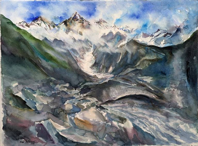 The Glacier below Mount Shkhara, Georgia - Neil Pittaway