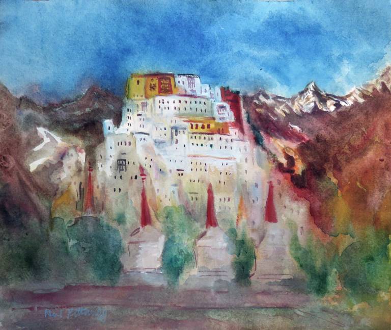 View of Thikse Monastery, Ladakh - Neil Pittaway