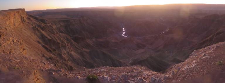 Fish River Canyon at dusk, Namibia, Africa - Neil Pittaway