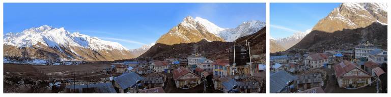 View of Kyranjin Gumba just before the 2015 Earthquake, Langtang - Neil Pittaway