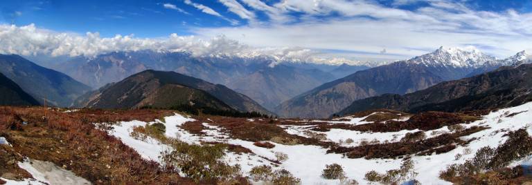 Langtang Range from above the tree line, Langtang region, Nepal - Neil Pittaway