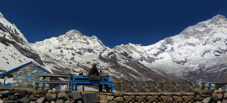 Annapurna South from Annapurna Base Camp, Nepal - Neil Pittaway