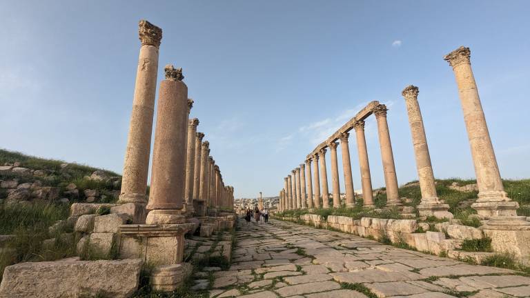 Colonnade Street in Jerash, Jordan - Neil Pittaway