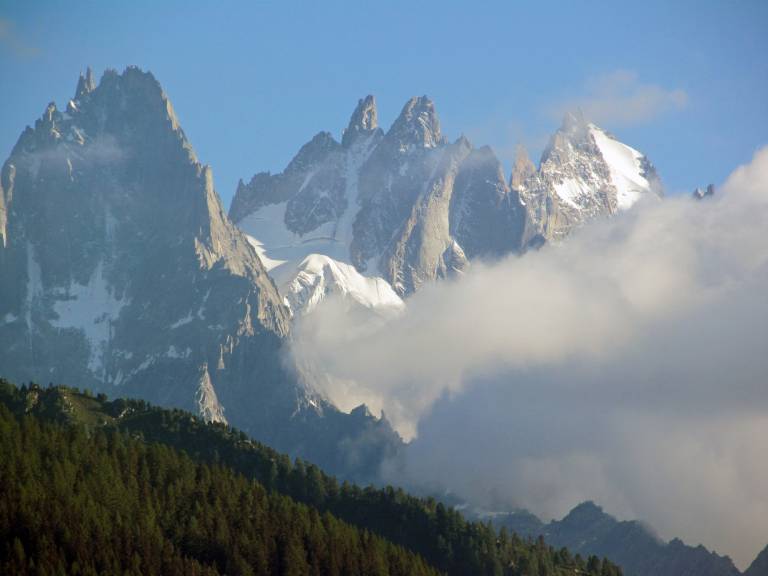 Dramatic clouds in the Alps from the Tour Du Mont Blanc Circuit Trek - Neil Pittaway