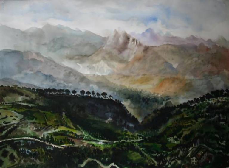 Sierra Bermeja Mountains from Ronda, Spain, - Neil Pittaway