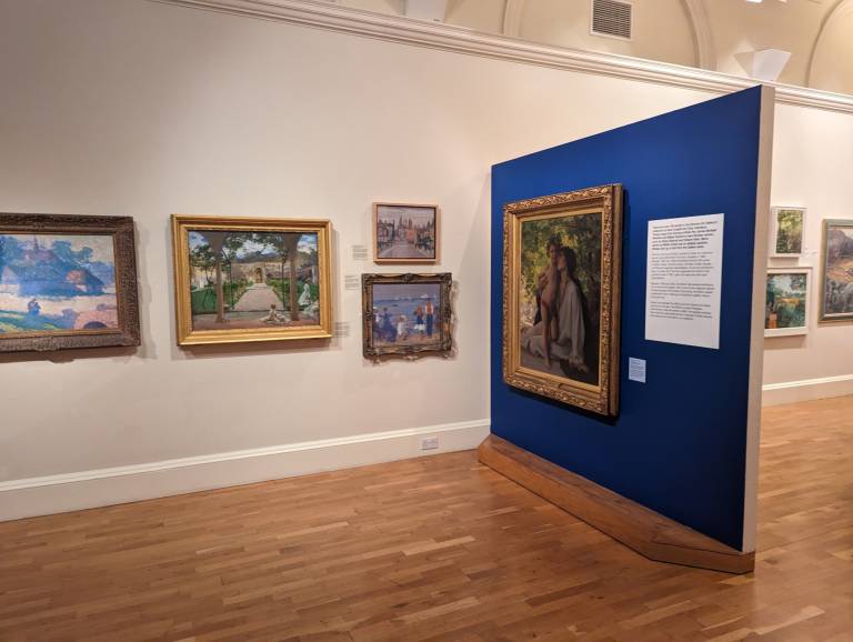 General view of the historic works in the NEAC Capturing Life Exhibition - Neil Pittaway