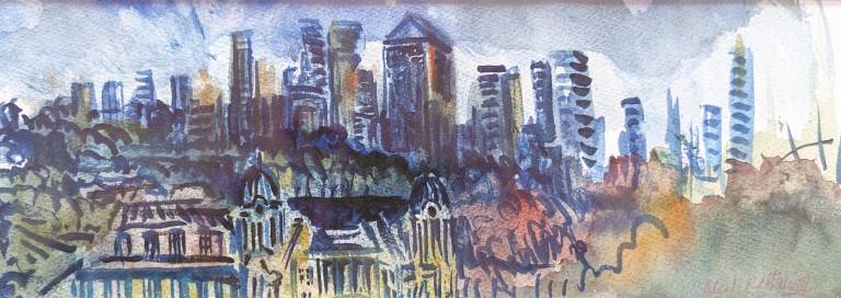 Canary Wharf from Greenwich - Neil Pittaway