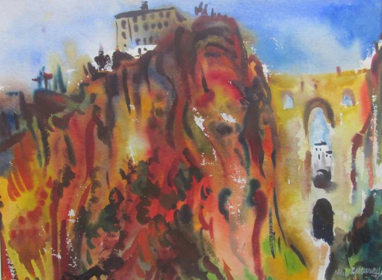 The Bridge and Gorge at Ronda, Spain - Neil Pittaway