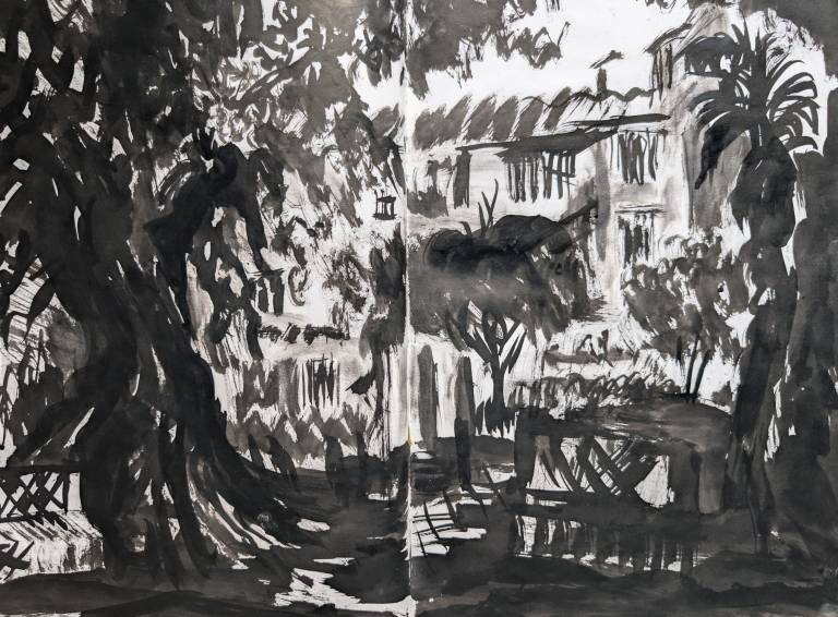 Street scene in Santa Cruz area of Seville Spain - Neil Pittaway