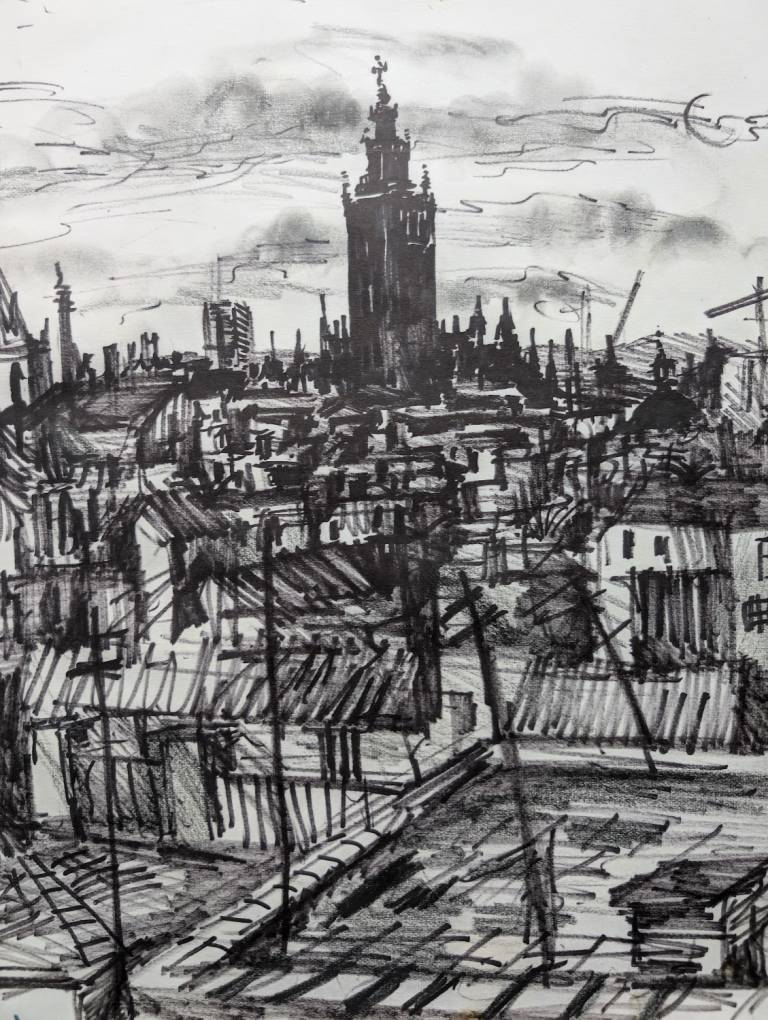 LoLooking out across the rooftops of Santa Cruz to Seville Cathedral,Spain - Neil Pittaway