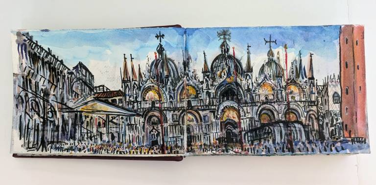 Sketch of St. Mark's, Venice - Neil Pittaway