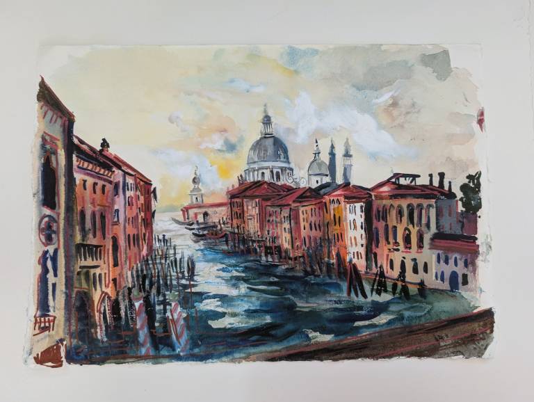 Santa Maria della Salute and The Grand Canal from the Accademia Bridge, Venice - Neil Pittaway