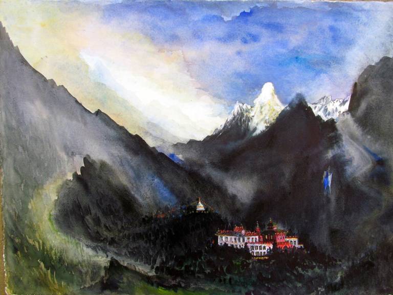 Tyangboche and Amadablam - Neil Pittaway