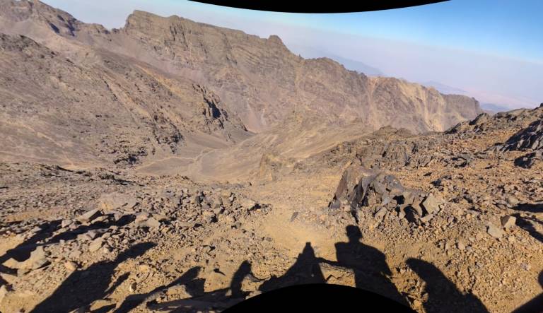 Cast Shadows on High Atlas Mountains, Morocco - Neil Pittaway