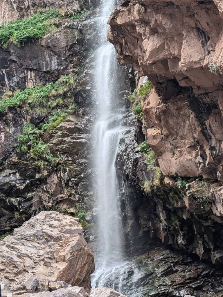 Detail of the Ighoulidem Waterfall in the High Atlas Mountains, Morocco - Neil Pittaway