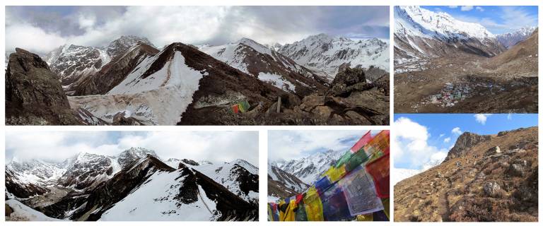 Kyanjin Ri viewpoint, Nepal, Langtang Valley, at 4,773 meters (15,659 feet) - Neil Pittaway