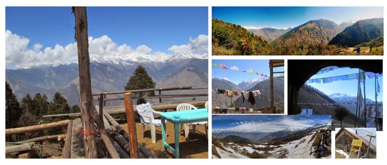 Views looking toward Langtang on the way to Gosainkunda, Nepal - Neil Pittaway
