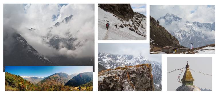 Views in the Langtang Himalayan range, Nepal - Neil Pittaway