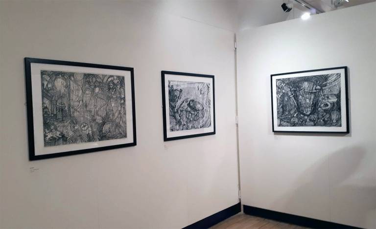 The Artist Works at Dean Clough Arts, Halifax, UK - Neil Pittaway