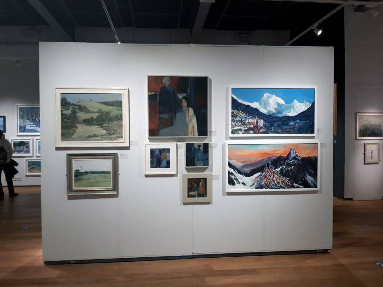The Artists work in the NEAC Annual Exhibitions Mall Galleries, London - Neil Pittaway