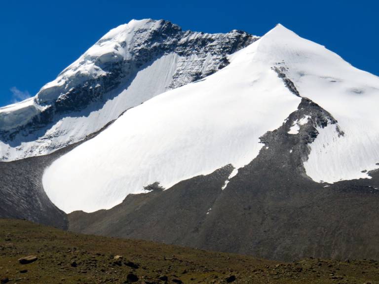Close up  view of Kang Yatze from the Markha Valley - Neil Pittaway