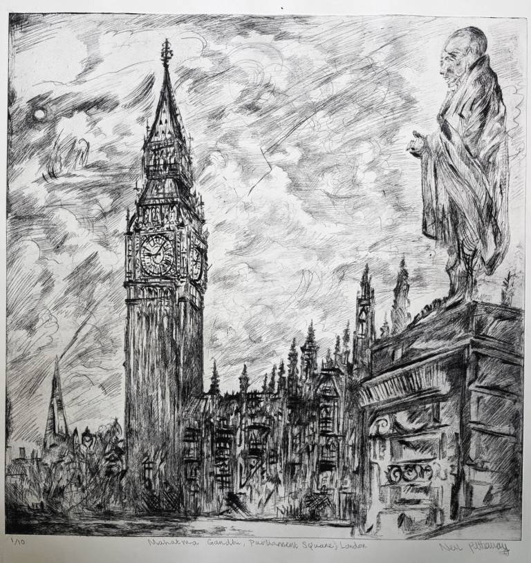 Mahatma Gandhi, Parliament Square, London - Neil Pittaway