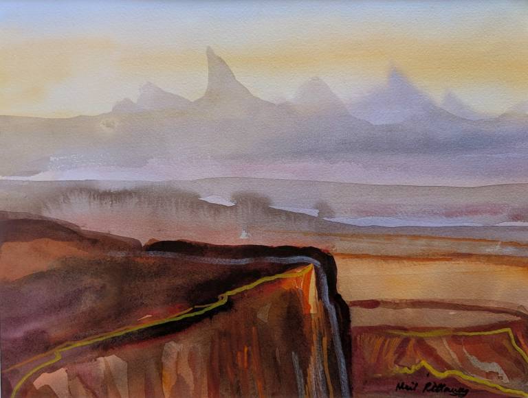 Dusk at Fish River Canyon, Namibia - Neil Pittaway