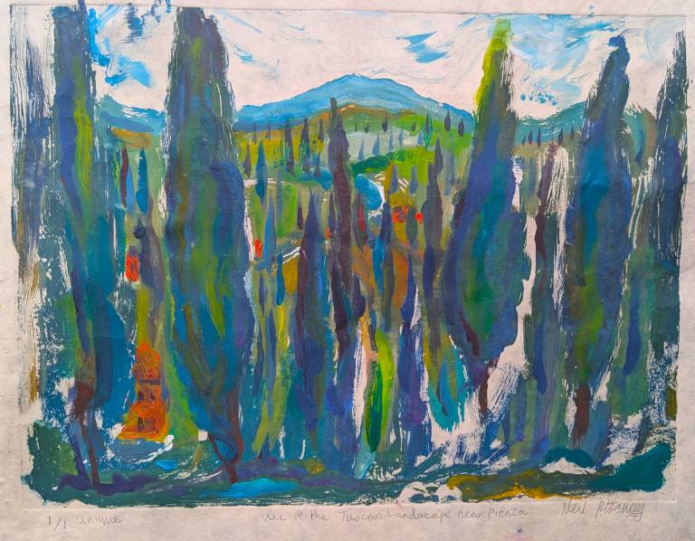 View of the Tuscan Landscape from near Pienza - Neil Pittaway